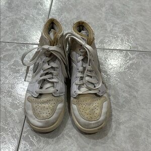 Nike Kids Sneakers - White and Tan